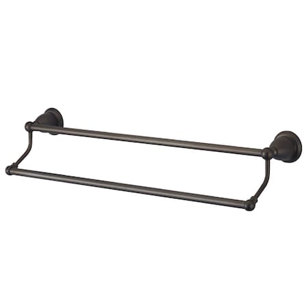 Kingston Brass Heritage 18" Dual Towel Bar, Oil Rubbed Bronze BA175318ORB